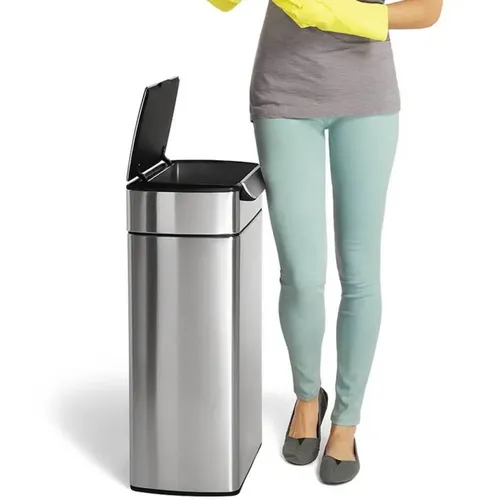 פח טאץ' בר מלבני נירוסטה 40 ל' סימפליומן | Simplehuman
