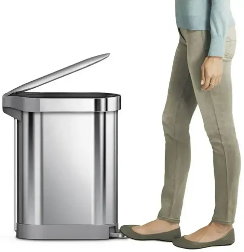  פח דוושה צר נירוסטה 45 ל' סימפליומן | Simplehuman