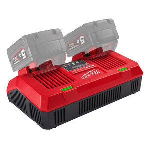 מטען כפול לסוללות 18V מבית Milwaukee 