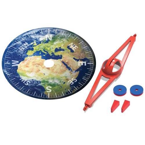 מעבדת הילדים – מצפן מגנטי ענק - משחקי מדע 4M