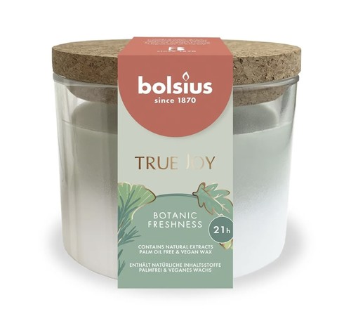 נר ריחני בצנצנת 21 שעות Botanic Freshness