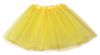 חצאית טוטו תלת שכבתית באורך 40 ס"מ - צהוב