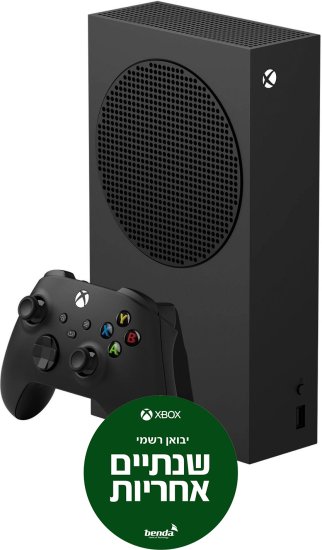 קונסולת משחק Microsoft Xbox Series S - נפח 1TB SSD - צבע שחור