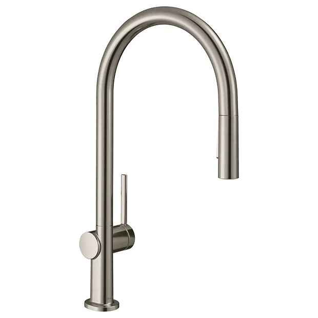 ברז מטבח HANSGROHE נשלף 2 מצבי זרימה / דגם 72800800 נירוסטה