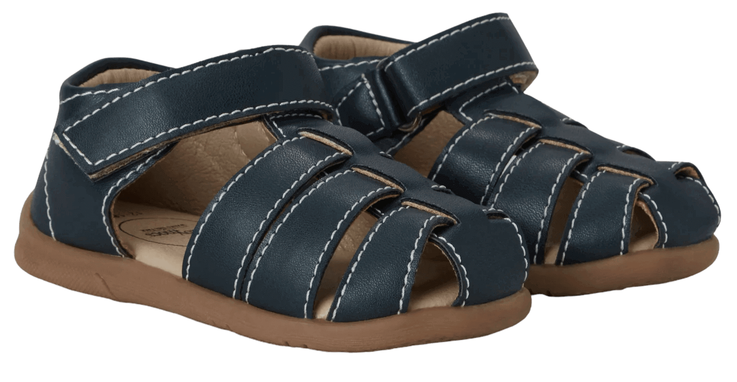 סנדל סגור בייבי מוקס Baby mocs צבע כחול