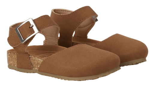נעלי בובה של בייבי מוקס Baby mocs צבע חום כהה