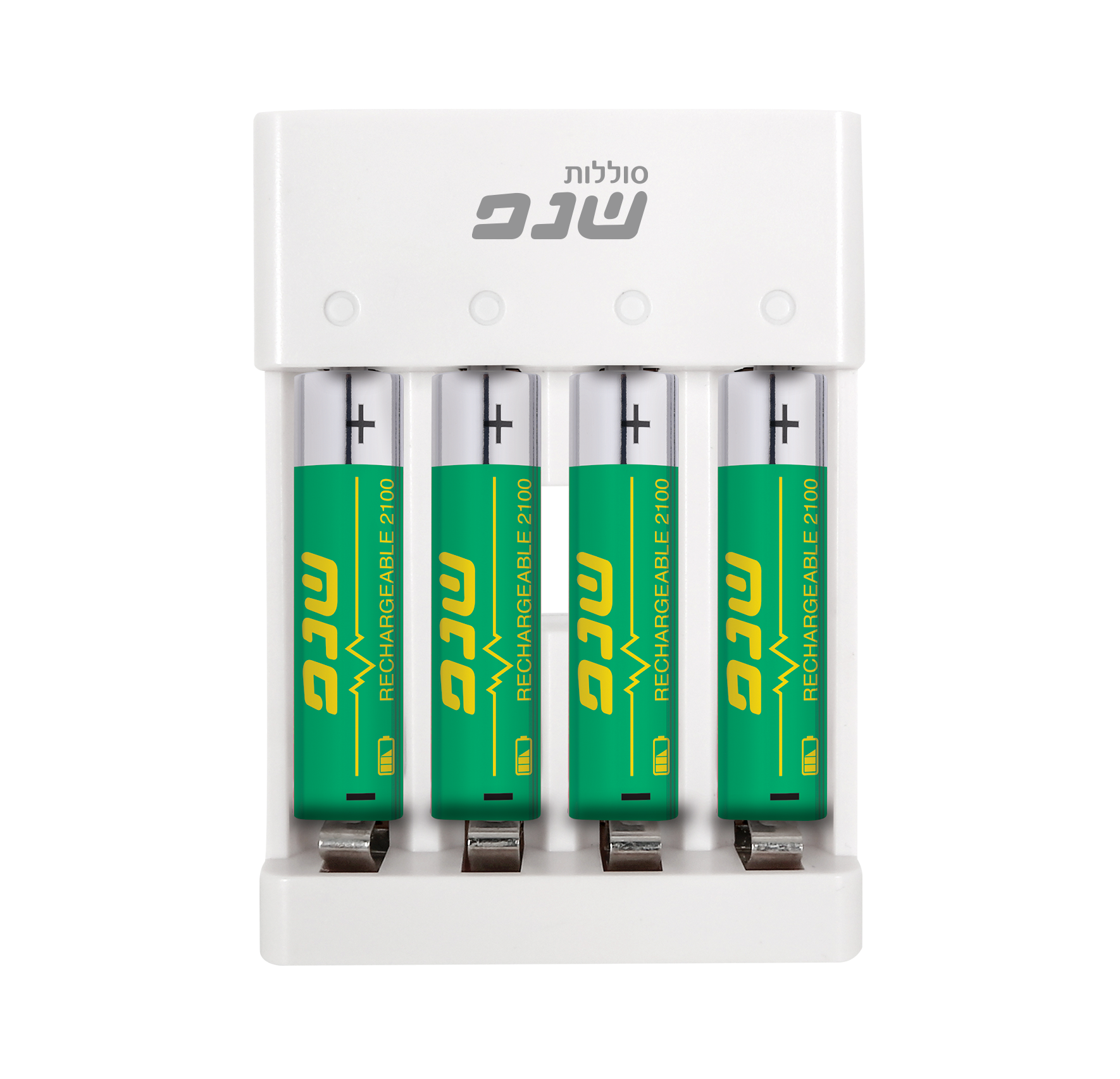 מטען + 4 סוללות נטענות AA