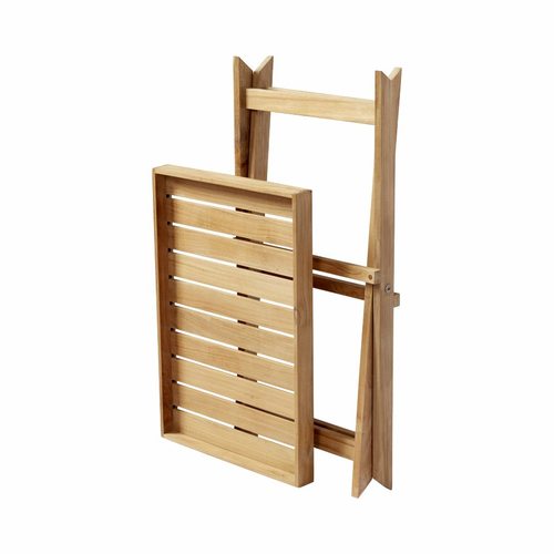 שולחן מגש מתקפל עץ טיק tray table