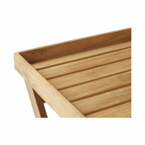 שולחן מגש מתקפל עץ טיק tray table