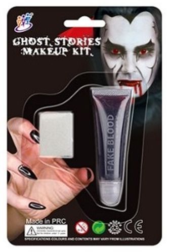 ערכת איפור דם מזויף עם ספוג (בטוח לשימוש)