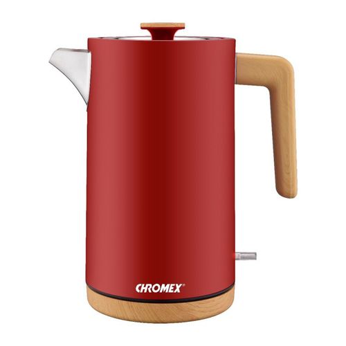  CHROMEX קומקום חשמלי מעוצב גוון אדום דגם CH669R CHROMEX קומקום חשמלי מעוצב גוון אדום דגם CH669R