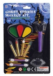 ערכת איפור לילדים 3 צבעים + 2 מכחולים, 4 עפרונות ושפתון (בטוח לשימוש)