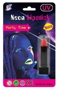 שפתון/ליפסטיק ניאון זוהר בחושך - אדום (בטוח לשימוש)