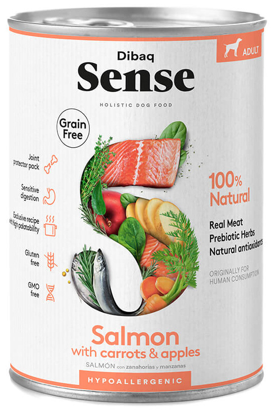 שימורי סנס דיבאק סלמון לכלב 380 גרם Sense