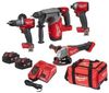 סט דבלין 4 כלים 2 סוללת 5A דגם Dublin Packout Fuel 18V דור 4 מבית Milwaukee