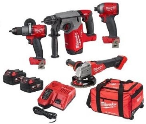 סט דבלין 4 כלים 2 סוללת 5A דגם Dublin Packout Fuel 18V דור 4 מבית Milwaukee