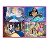 מארז 4 פאזלים עם מספר חלקים שונה - נסיכות דיסני