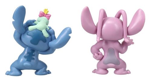זוג דמויות אספנות ומשחק סטיץ' - Angel + Stich & Scrump
