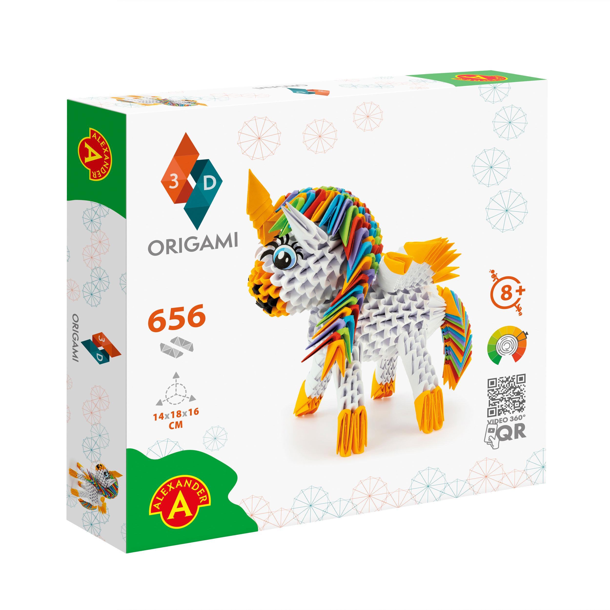 אוריגמי 3D - חד קרן