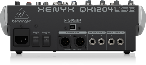 מיקסר 6 ערוצים Behringer QX1204USB