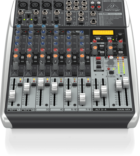 מיקסר 6 ערוצים Behringer QX1204USB