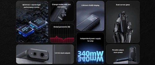 Fiio BTR15 מגבר אוזניות נייד עם Bluetooth