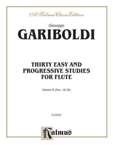 Gariboldi: Thirty Easy and Progressive Studies, Volume II (Nos. 16-30)