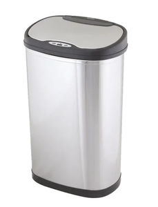 פח אשפה למטבח מנירוסטה 50 ליטר עם חיישן ECO EURO MARS