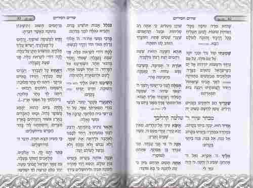 זמירות שבת - בינת הלב כריכה קשה
