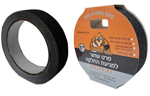 סרט שחור צר 3 מ'*25 מ