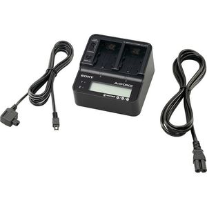 מתאם חשמל ומטען כפול לסוללות סוני Sony AC-VQV10