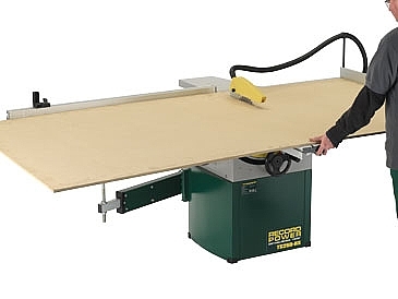 מסור שולחני בעל שולחן הזזה מבית RECORD POWER דגם TS250RS