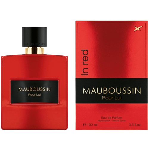 Mauboussin Pour Lui In Red 100ML EDP מובוסן פור לואי אין רד לגבר