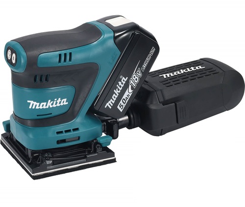 מלטשת רוטטת נטענת כולל סוללה 5AH (ללא מטען) MAKITA מקיטה
