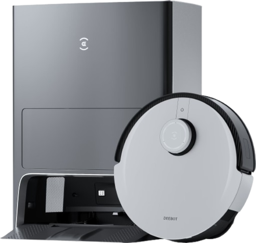 שואב אבק שוטף עם עמדת ריקון וניקוי עצמי Ecovacs Deebot X1 Omni - צבע שחור כסוף 
