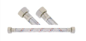 צינור גמיש נירוסטה 40 סמ *1/2 1/2