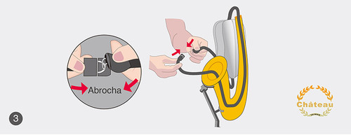 ערכת ניקוי לסקסופון מספוג מיקרופייבר MCSK מבית Chateau TAIWAN