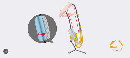 ערכת ניקוי לסקסופון מספוג מיקרופייבר MCSK מבית Chateau TAIWAN