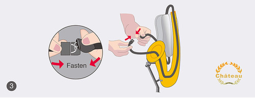 ערכת ניקוי לסקסופון מספוג מיקרופייבר MCSK מבית Chateau TAIWAN