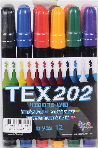 טוש פרמננטי 90 202 12 יח