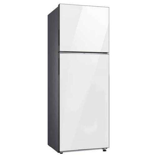 מקרר מקפיא עליון 470 ליטר Samsung RT48CCB6626WH Bespoke זכוכית לבנה סמסונג
