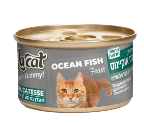 שימור דליקטס מעדן דגי אוקיינוס 85 גרם לחתולים בכל הגילאים