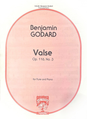 Benjamin Godard: Valse Op. 116, No. 3 for Flute and Piano