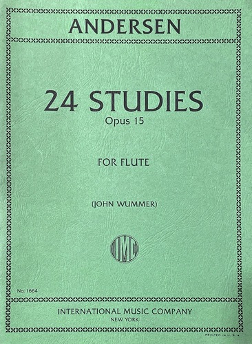 Andersen 24 Studies Opus 15 for Flute Solo