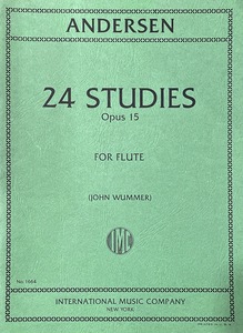 Andersen 24 Studies Opus 15 for Flute Solo
