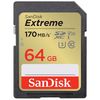 כרטיס זיכרון SanDisk Extreme Extreme SDXC SDSDXV2-064G-GNCIN 64GB SD סנדיסק