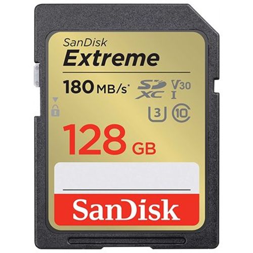 כרטיס זיכרון SanDisk Extreme Extreme SDXC SDSDXVA-128G-GNCIN 128GB SD סנדיסק