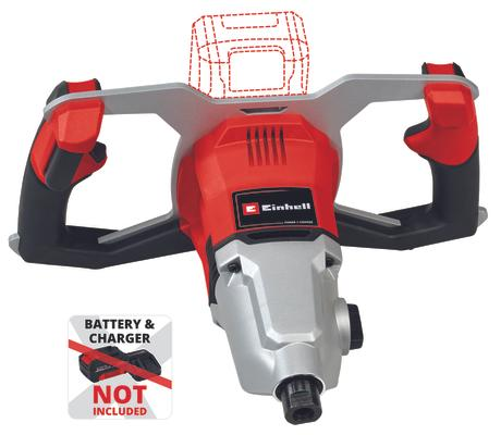 מערבל צבע נטען 18V “בראשלס” EINHELL  TP-MX 18-2 Li BL [ גוף בלבד ]