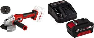 משחזת זווית “5 נטענת מנוע בראשלס 18v  18v AXXIO EINHIL  [ סוללה + מטען  ]