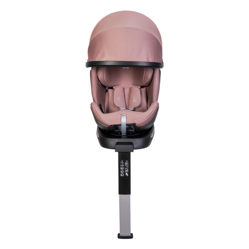 כסא בטיחות מסתובב משולב בוסטר 360° Grow Max מבית BRITAX (ורוד)